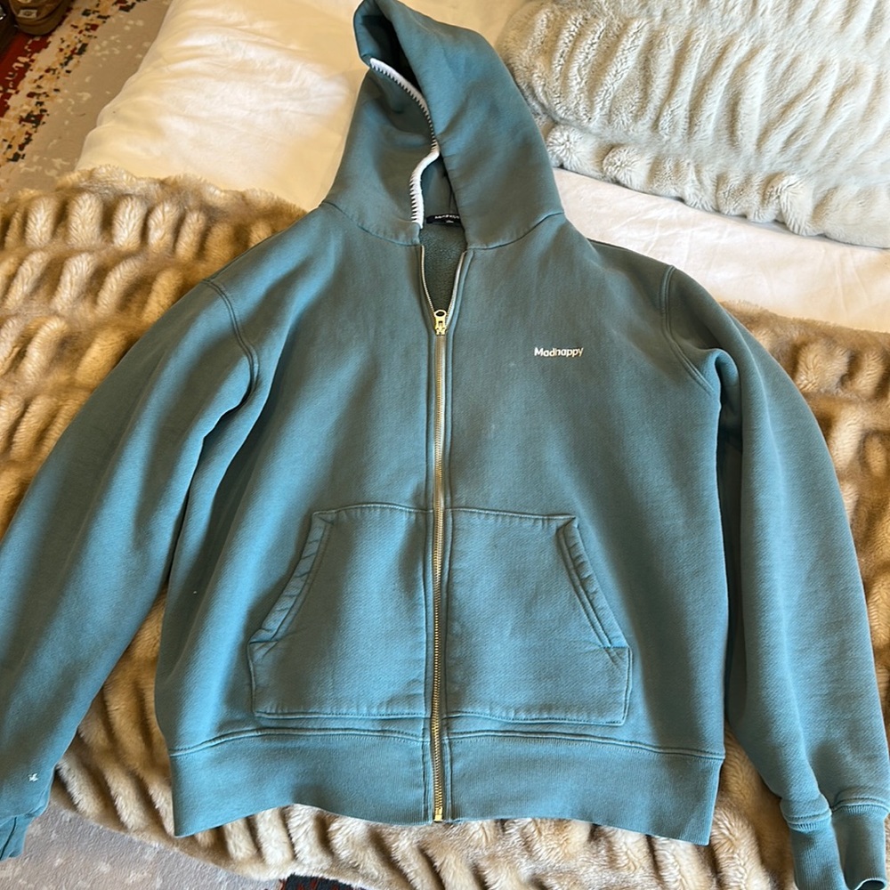 Madhappy classics fleece zip up hoodie